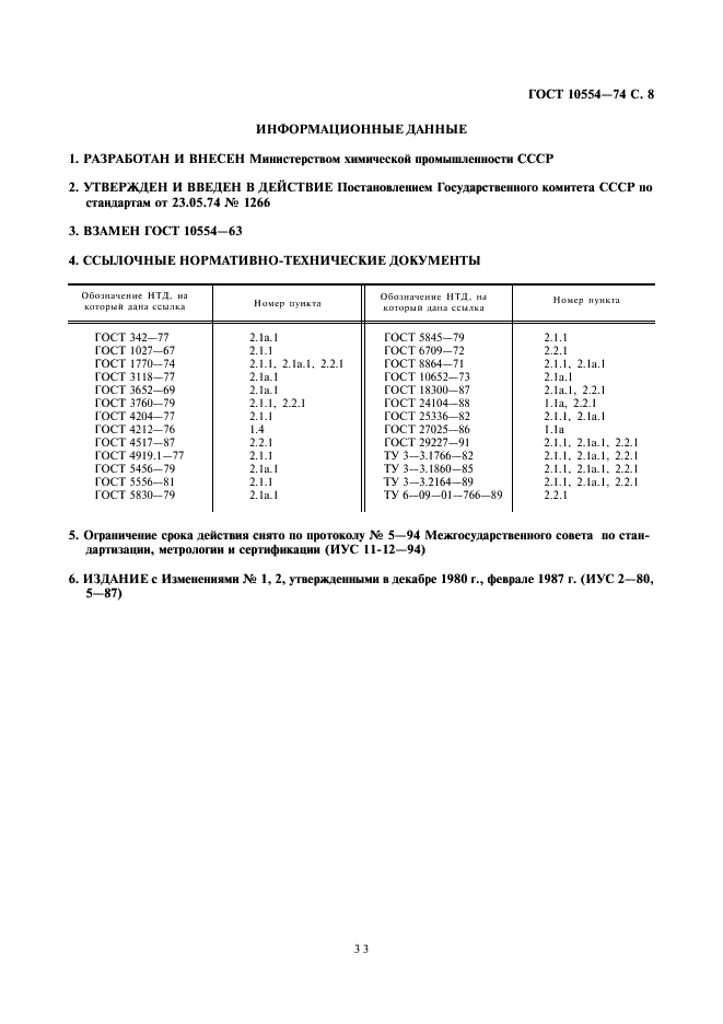 ГОСТ 10554-74 Реактивы. Определение примеси меди колориметрическими методами (фото 8 из 8)
