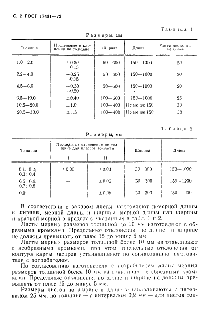 ГОСТ 17431-72 Материалы порошковые. Листы из сплава марки М-МП. Технические условия (фото 4 из 12)