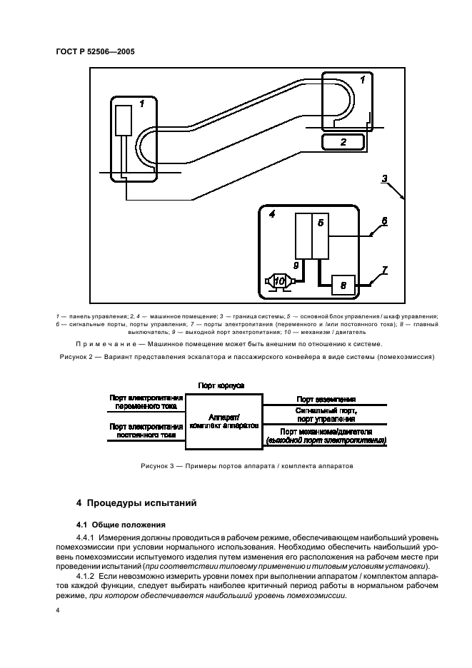 ГОСТ Р 52506-2005 Совместимость технических средств электромагнитная. Лифты, эскалаторы и пассажирские конвейеры. Помехоэмиссия (фото 10 из 16)
