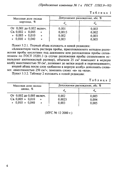 ГОСТ 13583.9-93 Глинозем. Методы определения оксида цинка (фото 16 из 17)