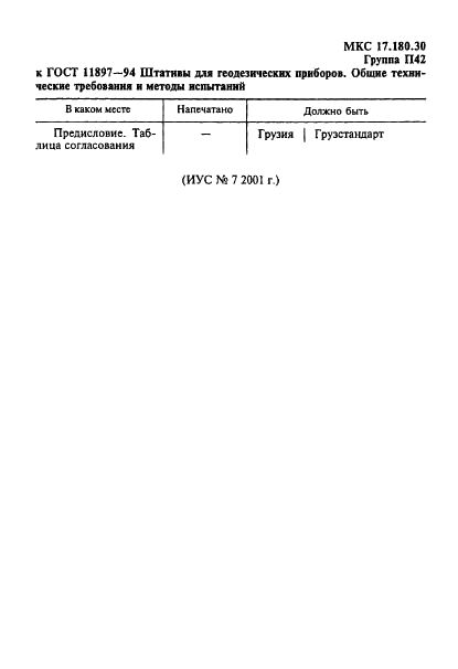 ГОСТ 11897-94 Штативы для геодезических приборов. Общие технические требования и методы испытаний (фото 2 из 9)