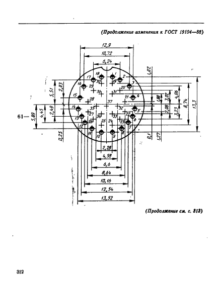 ГОСТ 19104-88 Соединители низкочастотные на напряжение до 1500 В цилиндрические. Основные параметры и размеры (фото 66 из 68)