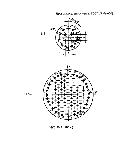 ГОСТ 19104-88 Соединители низкочастотные на напряжение до 1500 В цилиндрические. Основные параметры и размеры (фото 68 из 68)