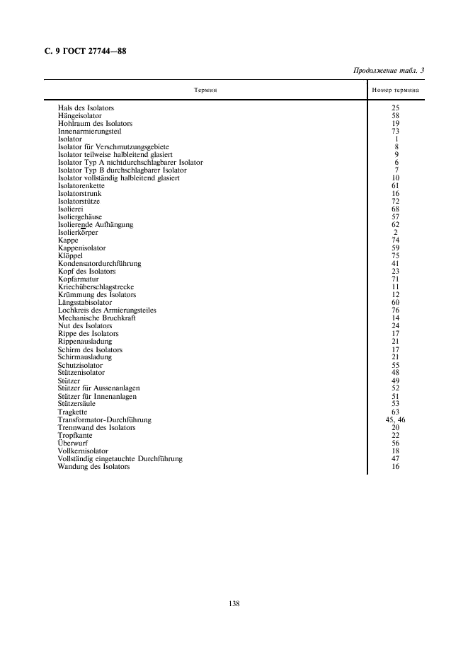 ГОСТ 27744-88 Изоляторы. Термины и определения (фото 9 из 15)