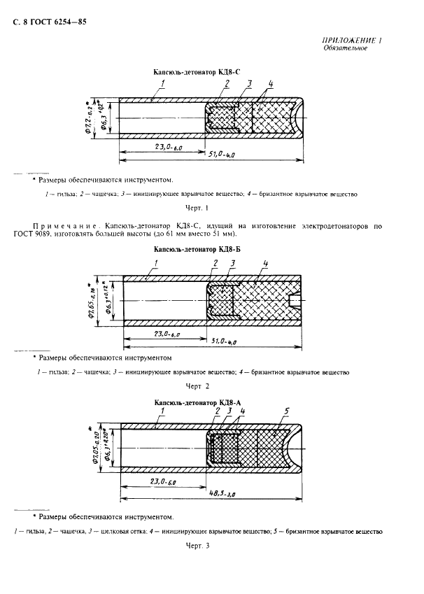 ГОСТ 6254-85 Капсюли-детонаторы для взрывных работ. Технические условия (фото 10 из 12)