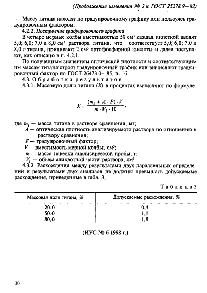 ГОСТ 25278.9-82 Сплавы и лигатуры редких металлов. Методы определения титана (фото 11 из 11)