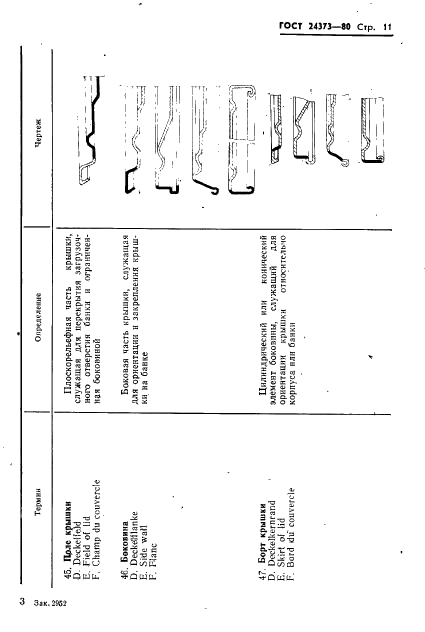 ГОСТ 24373-80 Производство металлических банок для консервов. Термины и определения (фото 13 из 58)