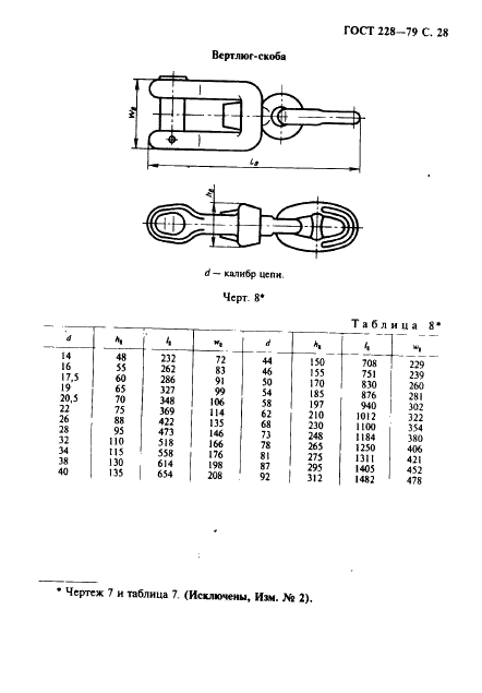 ГОСТ 228-79 Цепи якорные с распорками. Общие технические условия (фото 29 из 32)