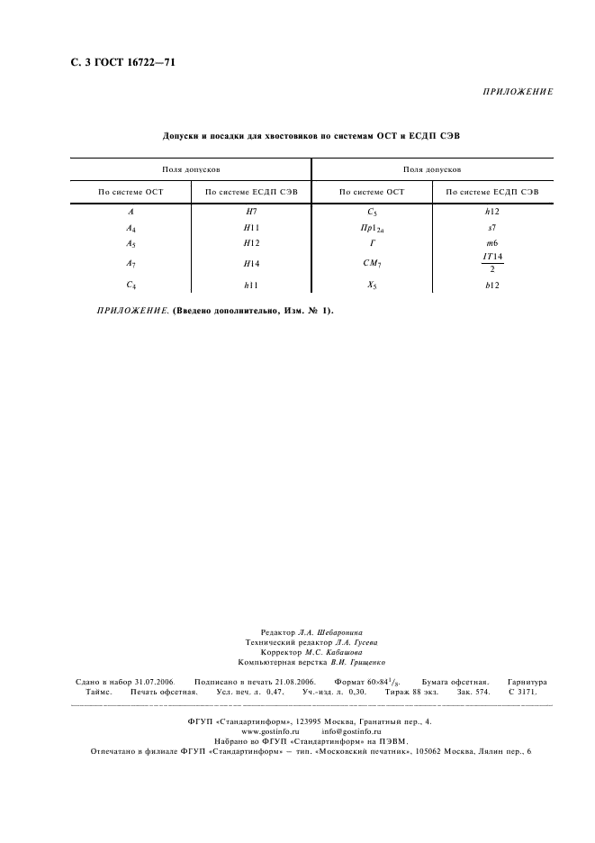 ГОСТ 16722-71 Хвостовики для штампов листовой штамповки. Технические требования (фото 4 из 4)