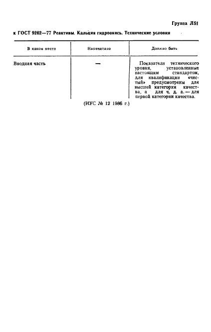 ГОСТ 9262-77 Реактивы. Кальция гидроокись. Технические условия (фото 3 из 17)