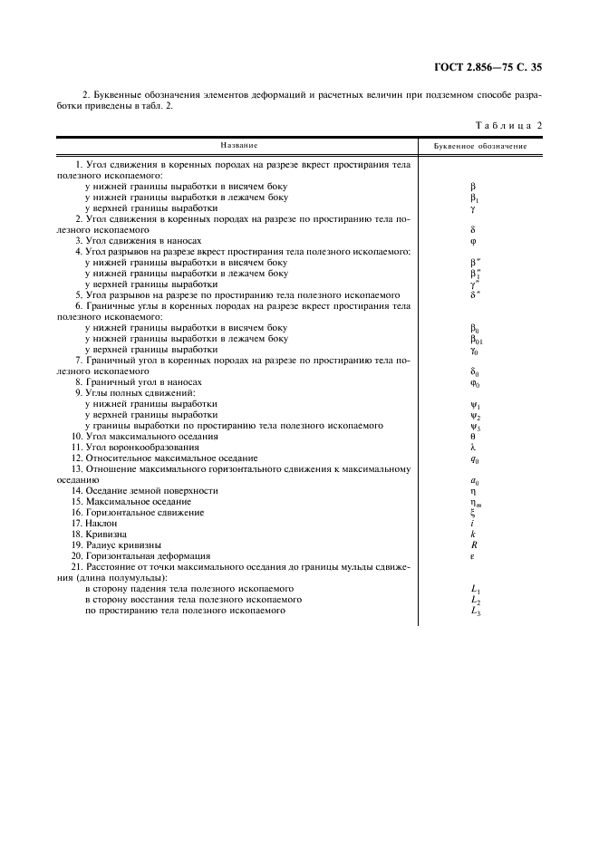ГОСТ 2.856-75 Горная графическая документация. Обозначения условные производственно-технических объектов (фото 36 из 46)