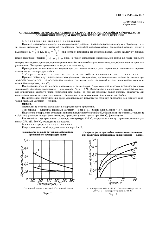 ГОСТ 21548-76 Пайка. Метод выявления и определения толщины прослойки химического соединения (фото 6 из 7)