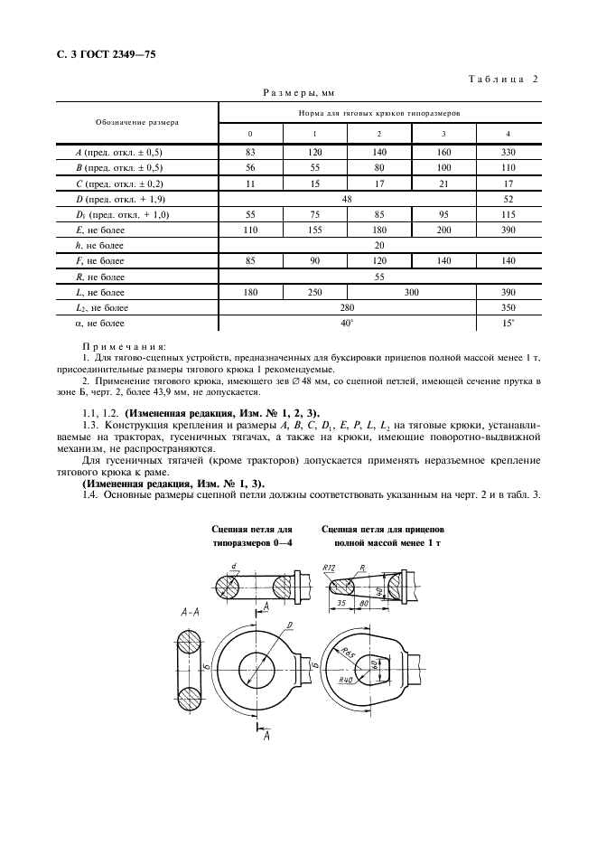 ГОСТ 2349-75 Устройства тягово-сцепные системы 