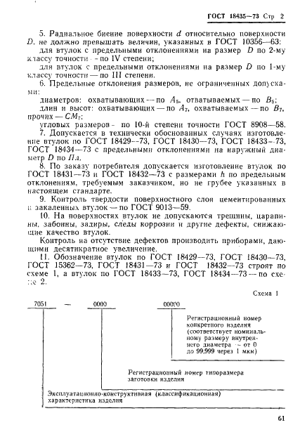ГОСТ 18435-73 Втулки кондукторные. Технические требования (фото 2 из 13)