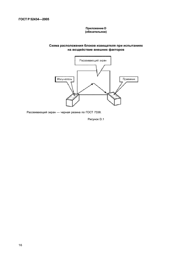 ГОСТ Р 52434-2005 Извещатели охранные оптико-электронные активные. Общие технические требования и методы испытаний (фото 20 из 24)