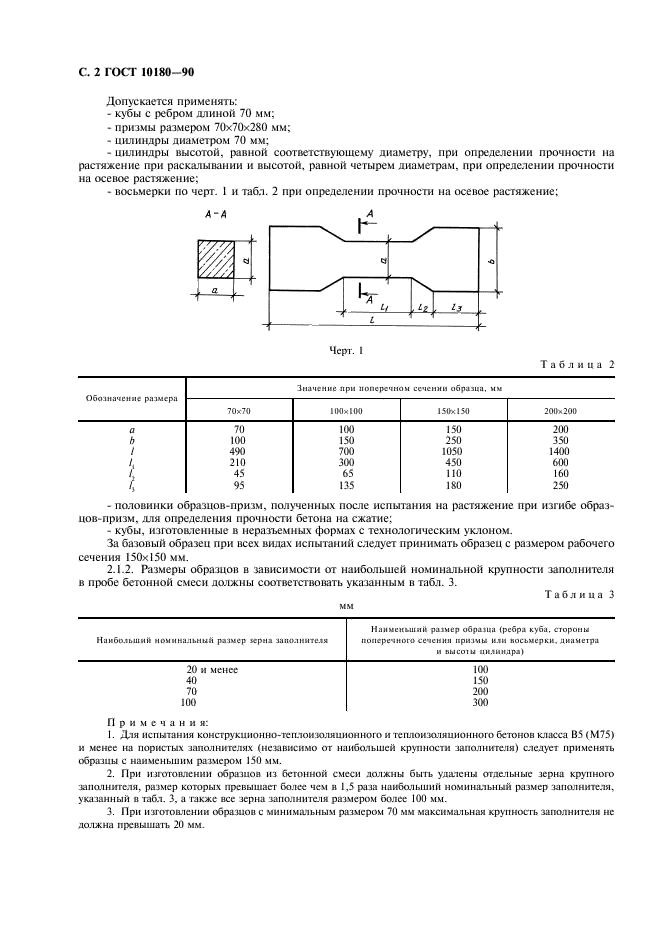ГОСТ 10180-90 Бетоны. Методы определения прочности по контрольным образцам (фото 3 из 31)