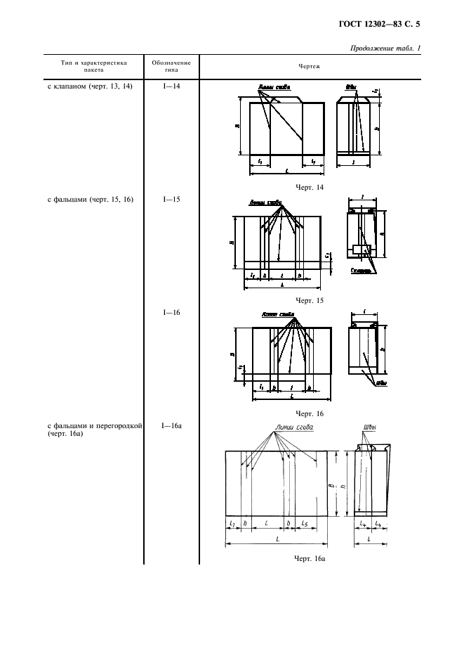 ГОСТ 12302-83 Пакеты из полимерных и комбинированных материалов. Общие технические условия (фото 7 из 12)