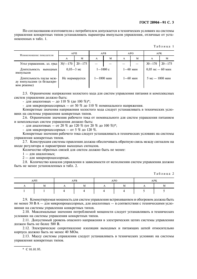 ГОСТ 28904-91 Системы управления электрофильтром. Общие технические требования и методы испытаний (фото 4 из 15)