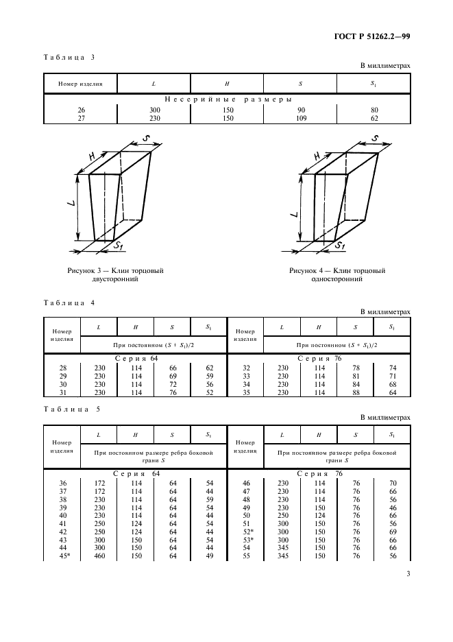 ГОСТ Р 51262.2-99 Изделия огнеупорные клиновые общего назначения. Форма и размеры (фото 6 из 11)