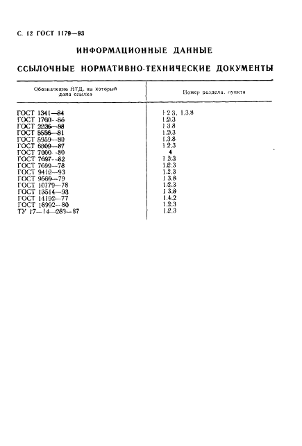 ГОСТ 1179-93 Пакеты перевязочные медицинские. Технические условия (фото 15 из 16)