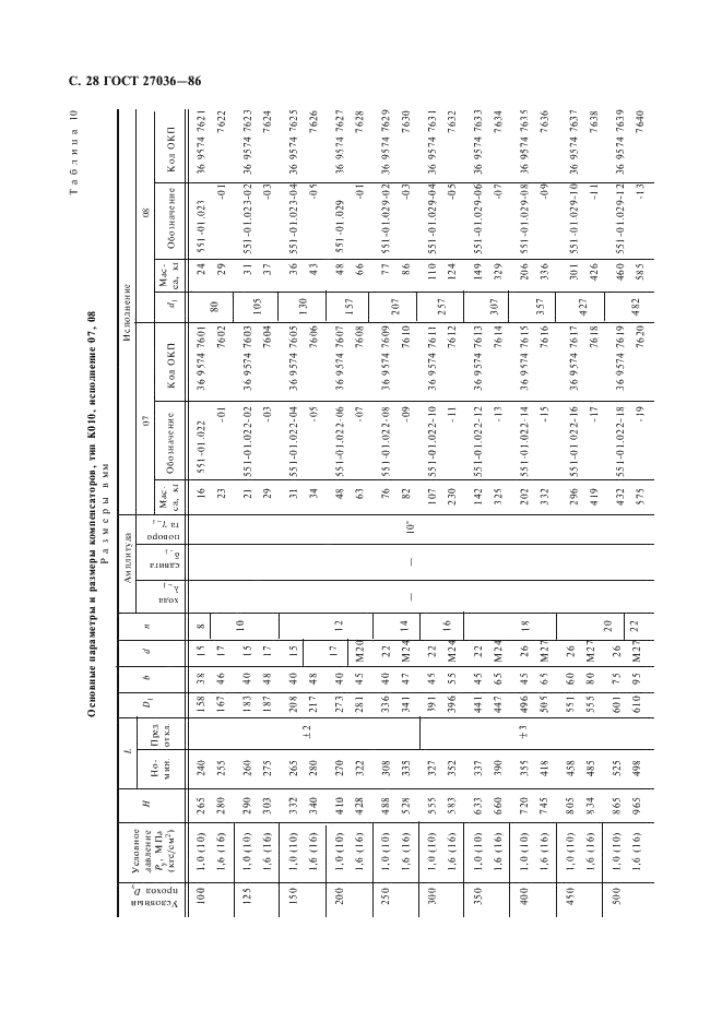 ГОСТ 27036-86 Компенсаторы и уплотнения сильфонные металлические. Общие технические условия (фото 29 из 80)