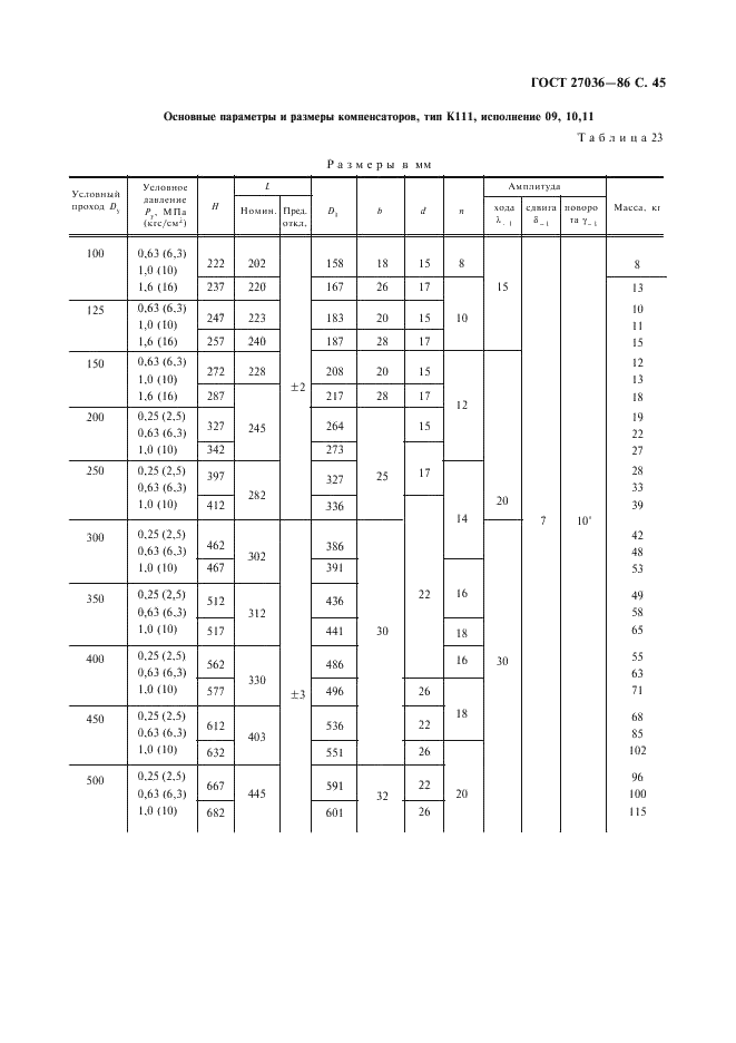 ГОСТ 27036-86 Компенсаторы и уплотнения сильфонные металлические. Общие технические условия (фото 46 из 80)