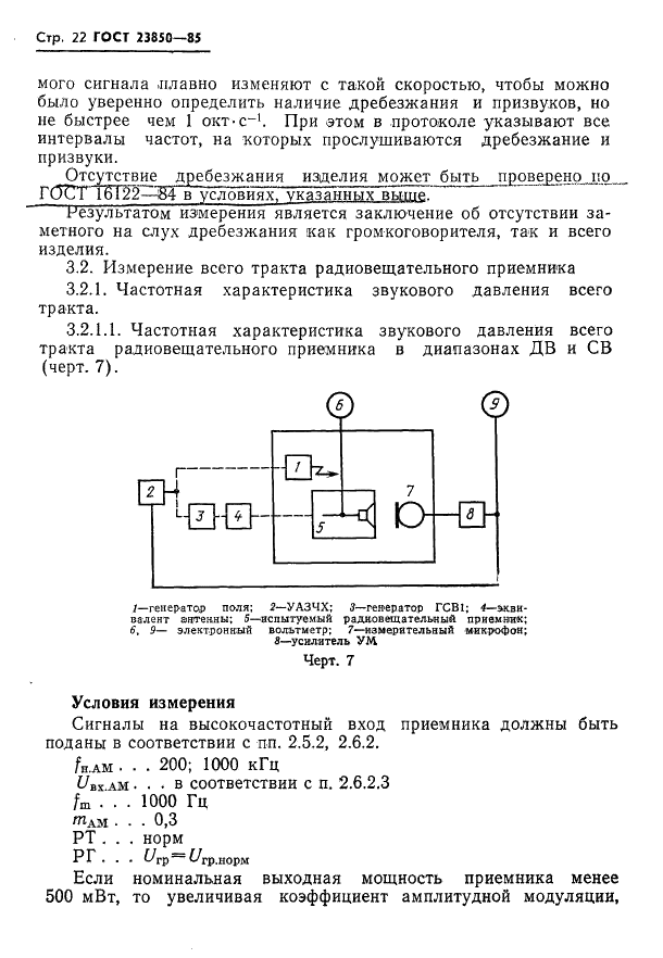 ГОСТ 23850-85 Аппаратура радиоэлектронная бытовая. Методы измерения электроакустических параметров (фото 23 из 50)