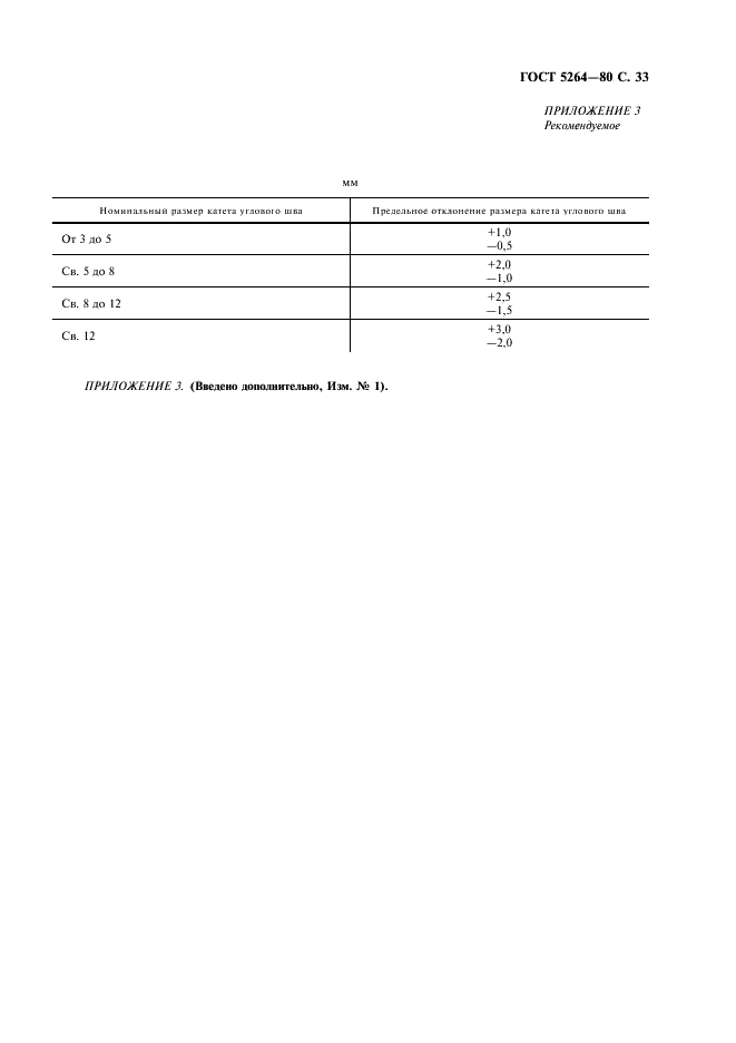 ГОСТ 5264-80 Ручная дуговая сварка. Соединения сварные. Основные типы, конструктивные элементы и размеры (фото 34 из 35)