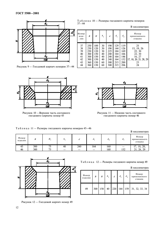 ГОСТ 5500-2001 Изделия огнеупорные стопорные для разливки стали из ковша. Технические условия (фото 15 из 31)