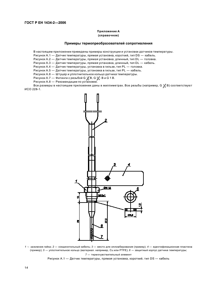ГОСТ Р ЕН 1434-2-2006 Теплосчетчики. Часть 2. Требования к конструкции (фото 21 из 31)