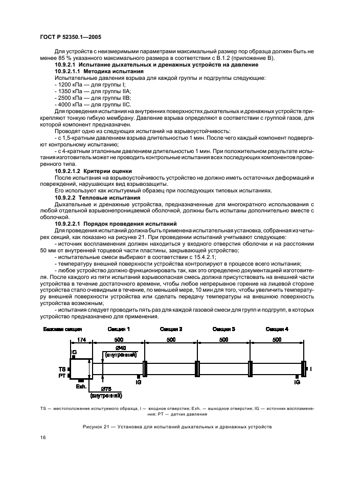 ГОСТ Р 52350.1-2005 Электрооборудование для взрывоопасных газовых сред. Часть 1. Взрывонепроницаемые оболочки 