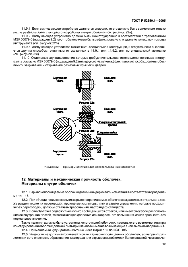 ГОСТ Р 52350.1-2005 Электрооборудование для взрывоопасных газовых сред. Часть 1. Взрывонепроницаемые оболочки 