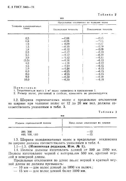 ГОСТ 5063-73 Полосы из медно-никелевых сплавов. Технические условия (фото 3 из 12)