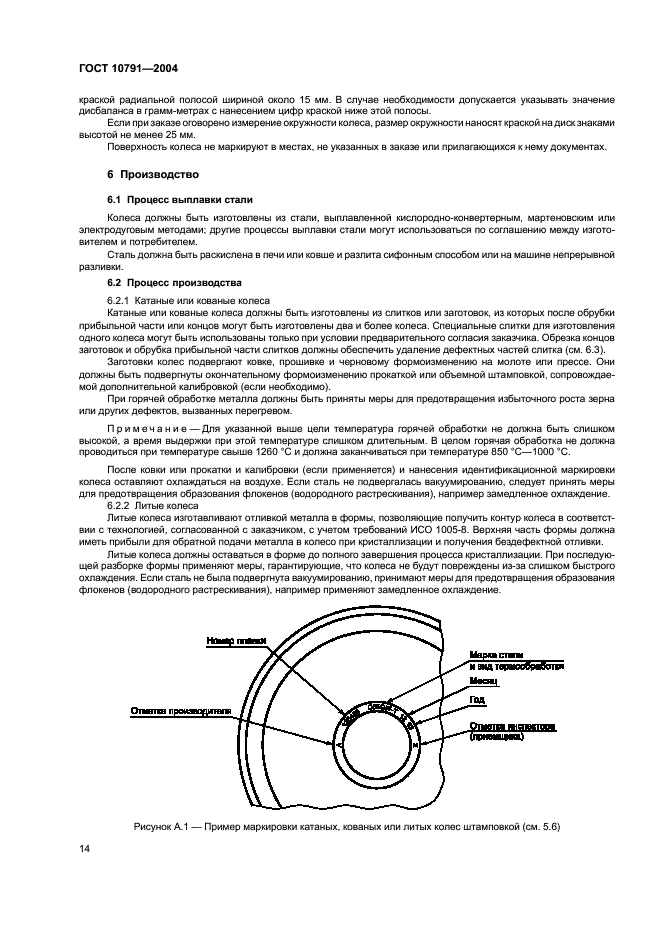 ГОСТ 10791-2004 Колеса цельнокатаные. Технические условия (фото 17 из 31)