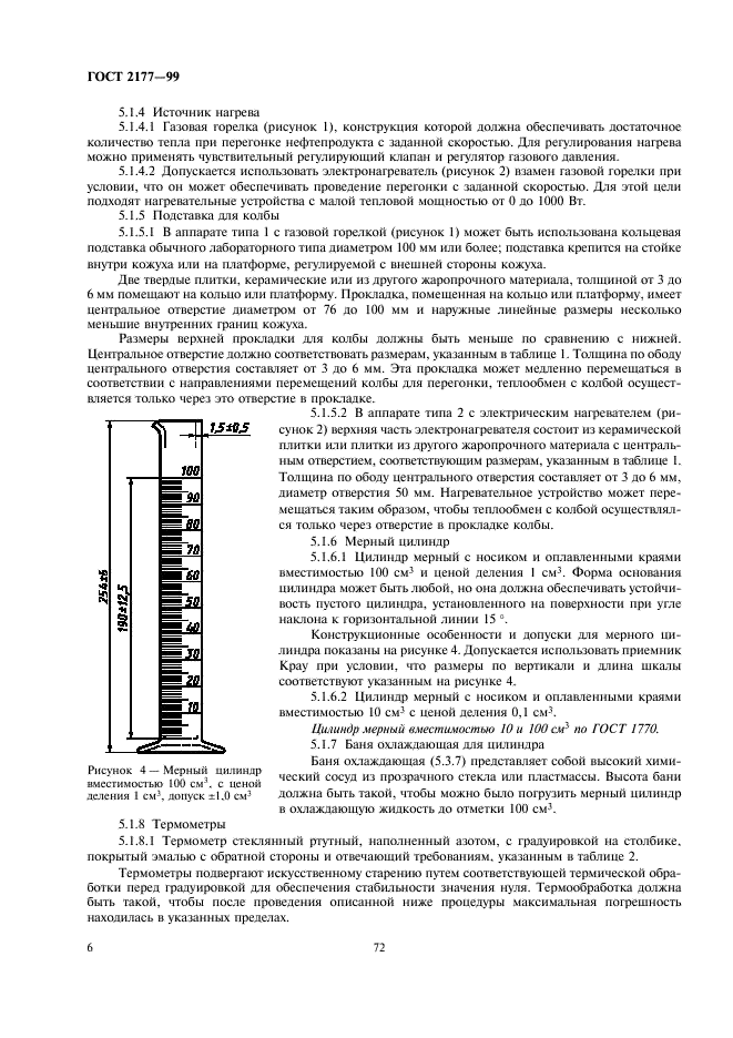 ГОСТ 2177-99 Нефтепродукты. Методы определения фракционного состава (фото 8 из 25)