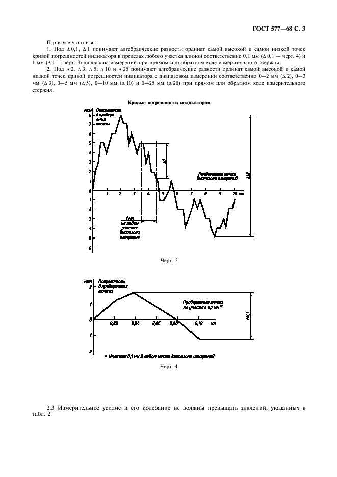 ГОСТ 577-68 Индикаторы часового типа с ценой деления 0,01 мм. Технические условия (фото 4 из 11)