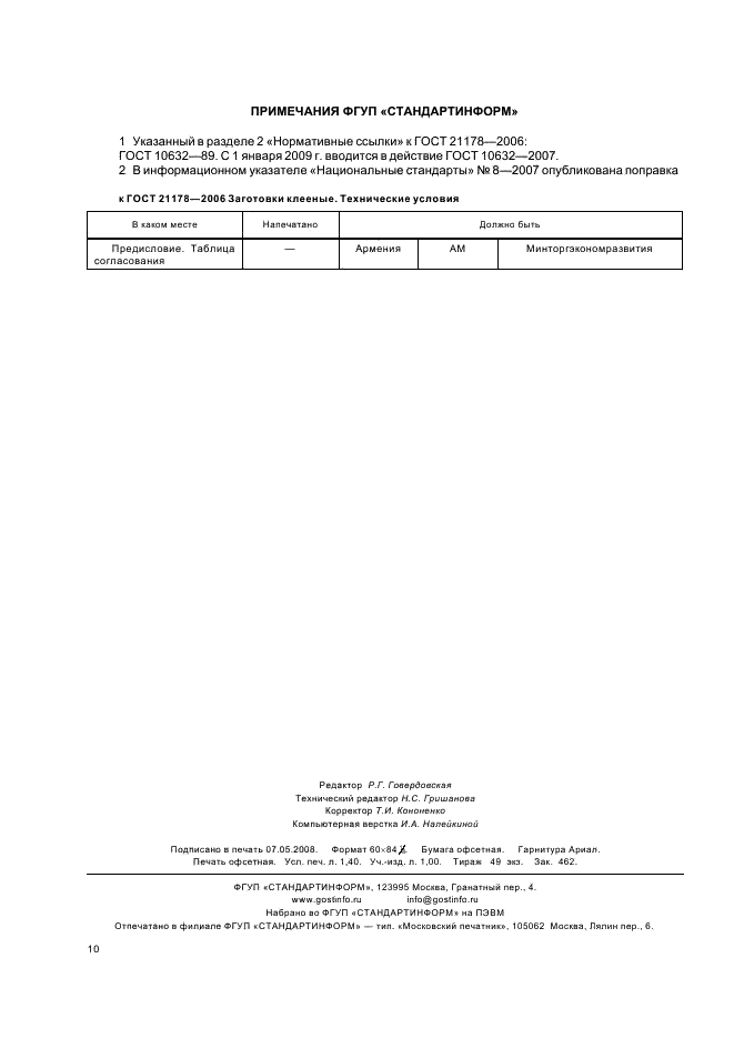 ГОСТ 21178-2006 Заготовки клееные. Технические условия (фото 12 из 12)