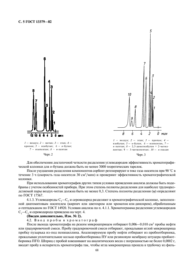 ГОСТ 13379-82 Нефть. Определение углеводородов С1-С6 методом газовой хроматографии (фото 5 из 8)