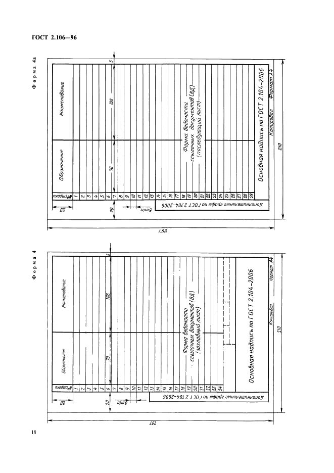 ГОСТ 2.106-96 Единая система конструкторской документации. Текстовые документы (фото 20 из 32)