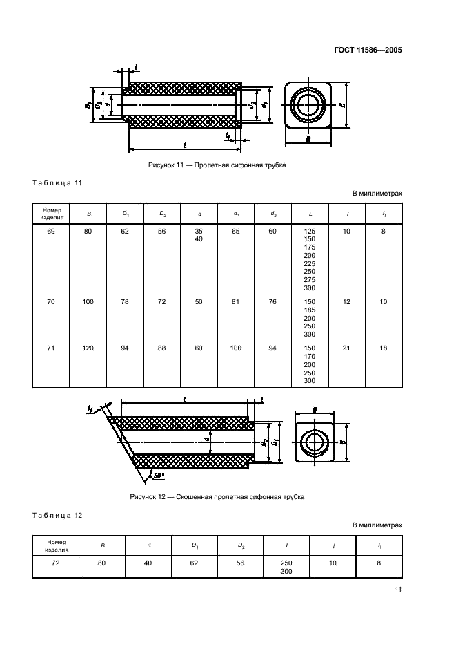 ГОСТ 11586-2005 Изделия огнеупорные для сифонной разливки стали. Технические условия (фото 13 из 32)