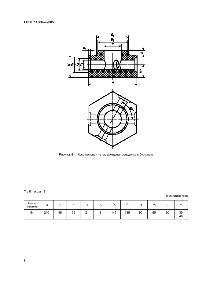 ГОСТ 11586-2005 Изделия огнеупорные для сифонной разливки стали. Технические условия (фото 10 из 32)
