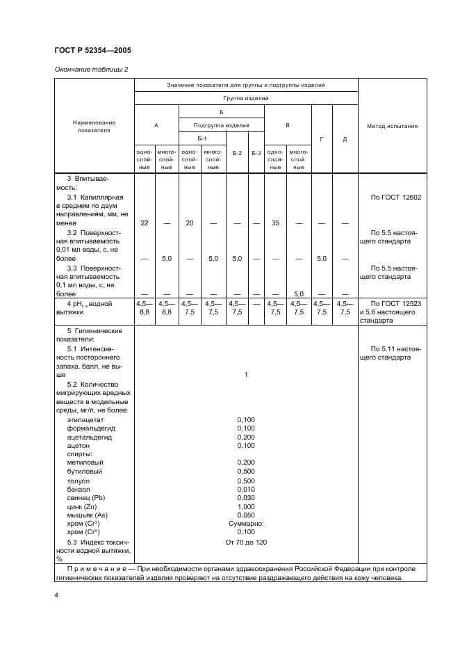 ГОСТ Р 52354-2005 Изделия из бумаги бытового и санитарно-гигиенического назначения. Общие технические условия (фото 7 из 15)