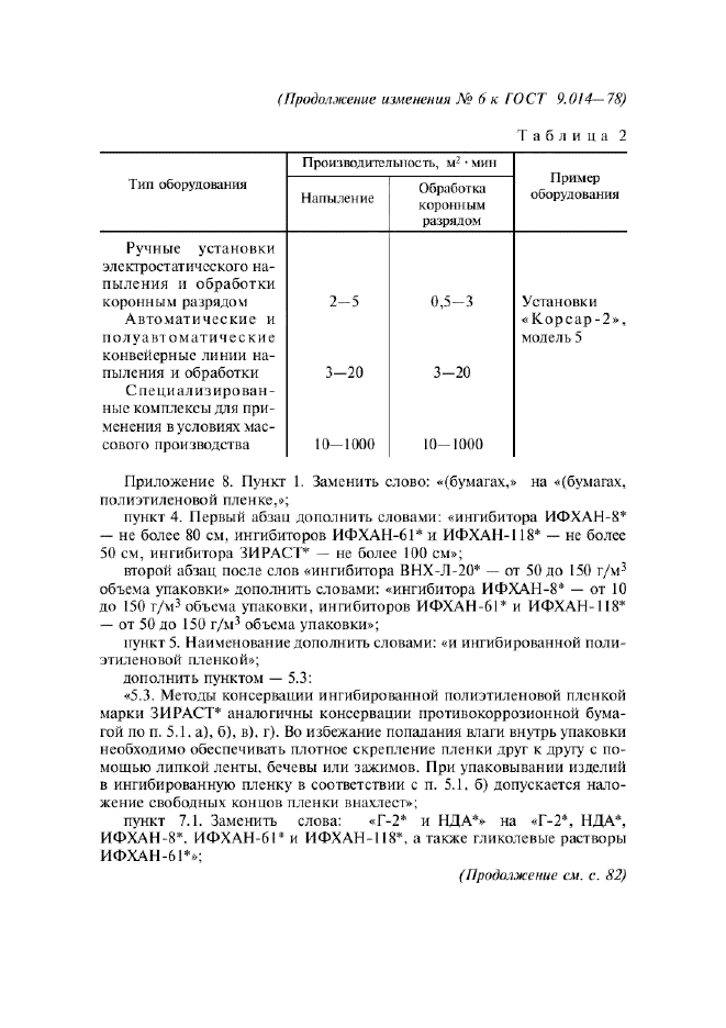 Изменение №6 к ГОСТ 9.014-78  (фото 13 из 16)