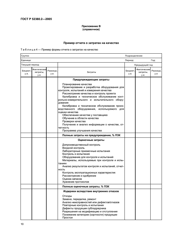 ГОСТ Р 52380.2-2005 Руководство по экономике качества. Часть 2. Модель предупреждения, оценки и отказов (фото 14 из 16)