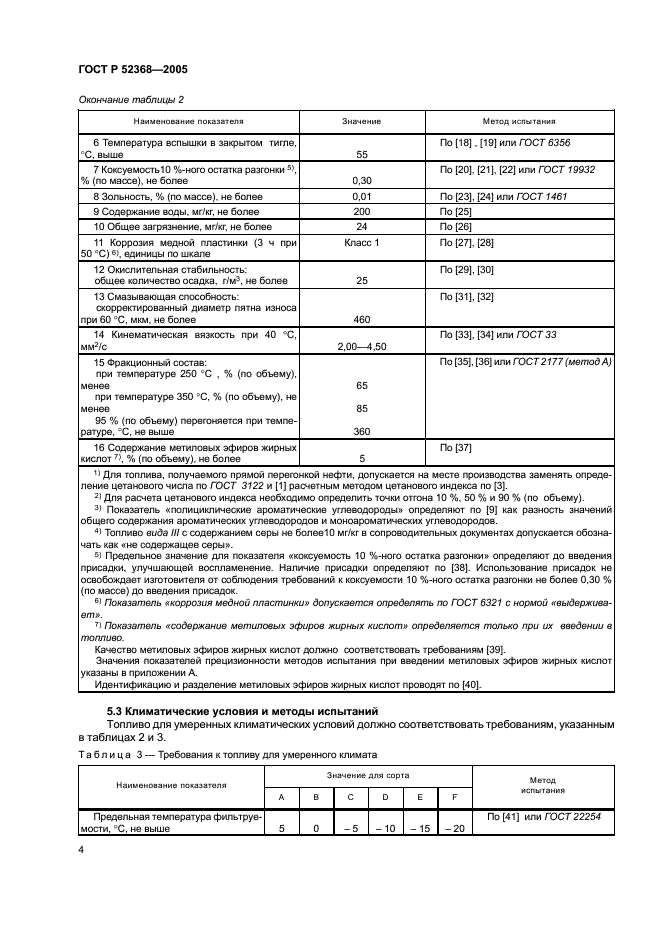 ГОСТ Р 52368-2005 Топливо дизельное ЕВРО. Технические условия (фото 10 из 34)
