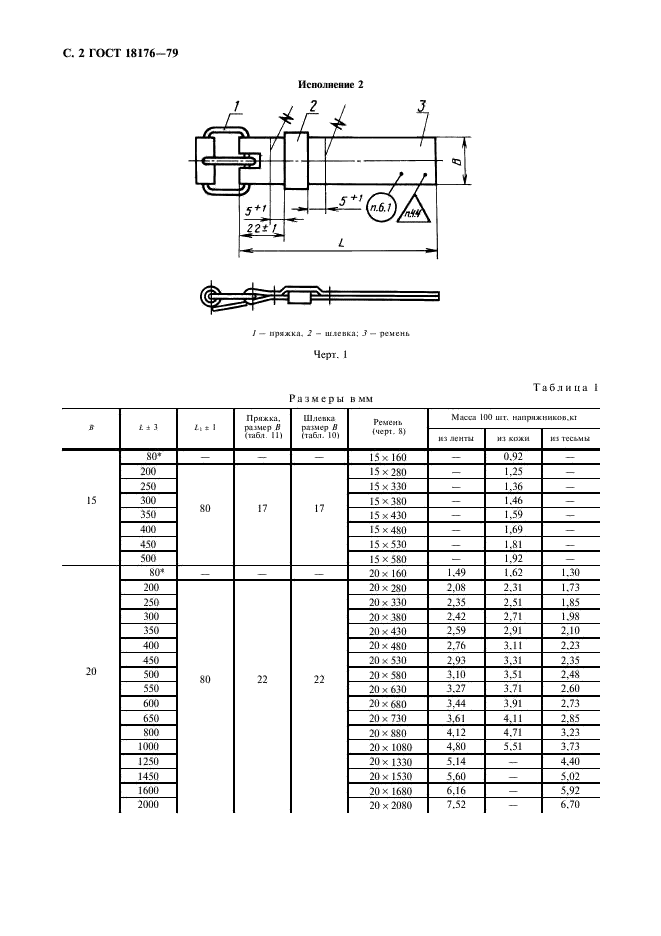 ГОСТ 18176-79 Фурнитура для упаковочных чехлов. Технические условия (фото 3 из 31)