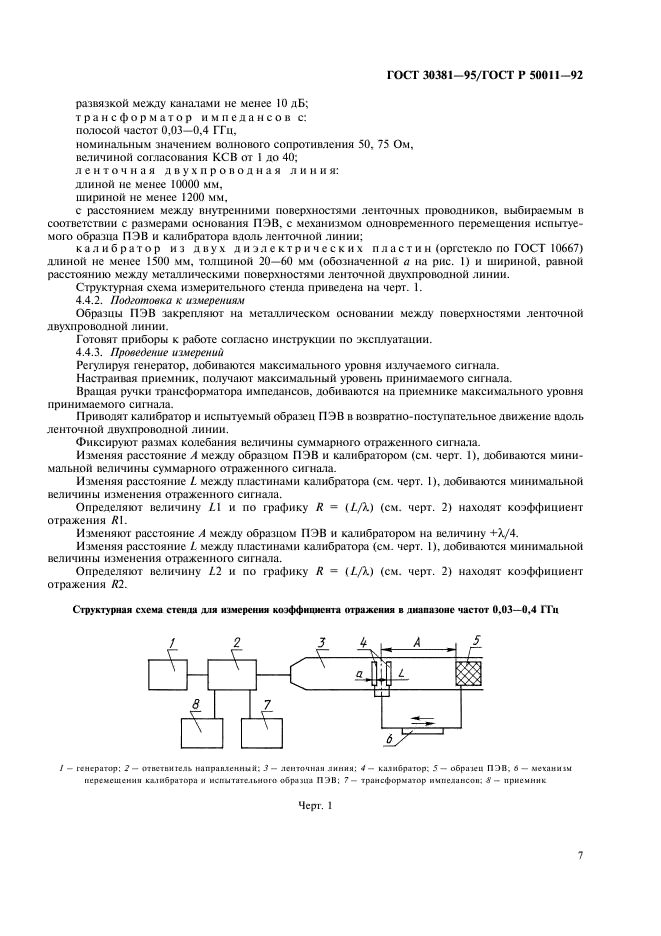 ГОСТ 30381-95 Совместимость технических средств электромагнитная. Поглотители электромагнитных волн для экранированных камер. Общие технические условия (фото 9 из 23)