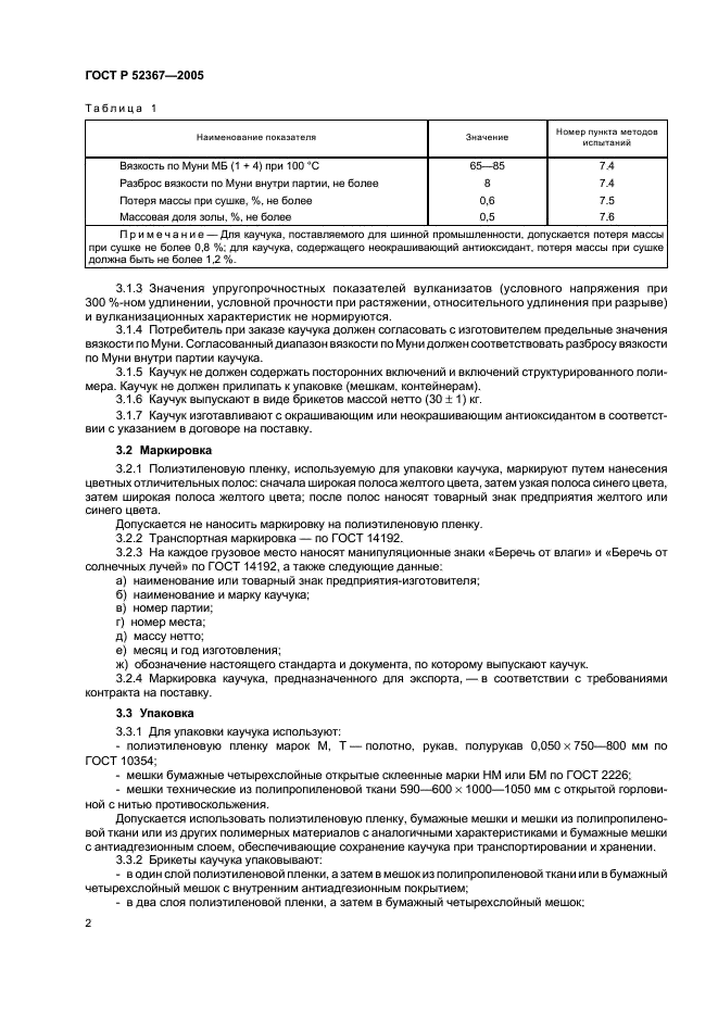 ГОСТ Р 52367-2005 Каучук синтетический цис-изопреновый. Общие технические условия (фото 4 из 8)