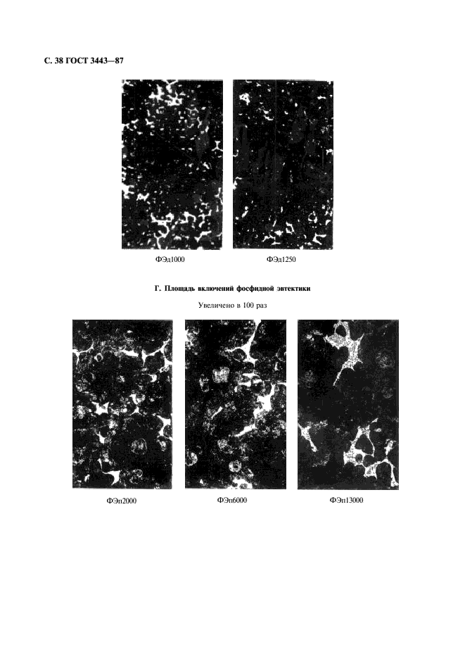 ГОСТ 3443-87 Отливки из чугуна с различной формой графита. Методы определения структуры (фото 39 из 43)