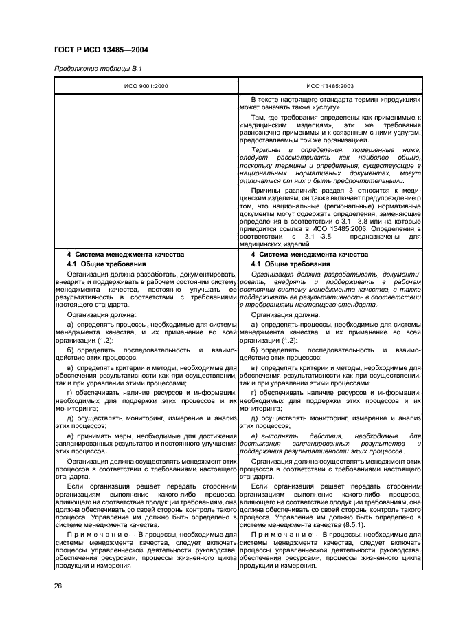 ГОСТ Р ИСО 13485-2004 Изделия медицинские. Системы менеджмента качества. Системные требования для целей регулирования (фото 30 из 54)